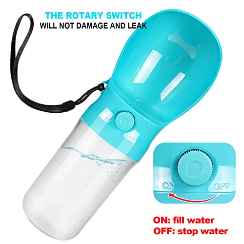Dog Water Bottle Portable Dog Travel Water Bottles Dispenser, Pet Essentials Accessories for Hiking, Walking, 12 OZ Leak… - Image 5