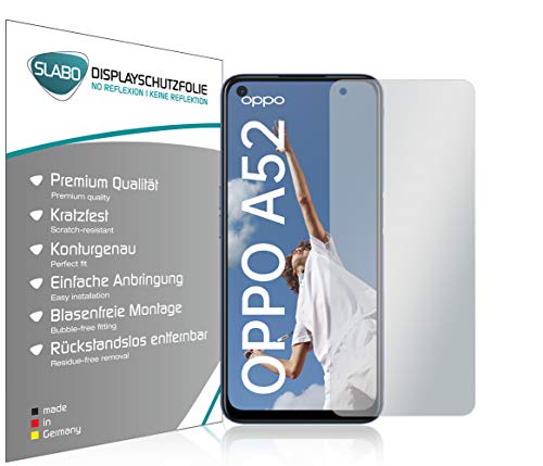 Slabo 4 x Protector de Pantalla para OPPO A52 | A72 lámina Protectora No Reflexion | No Reflexiones Mate