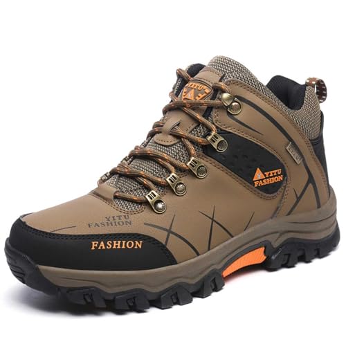 Zapatos de senderismo para hombre, impermeables, zapatillas anchas, zapatos de montaña, zapatos de senderismo, para correr, transpirables, para exteriores, zapatos de montaña, trekking, caminar