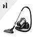 Tower T102004 TXP10 Multi-Cyclonic Bagless Cylinder Vacuum Cleaner with Crevice Tool, Floor Brush, Small Brush, Automatic Cord Rewinder, 1.5L, 800W, Blue