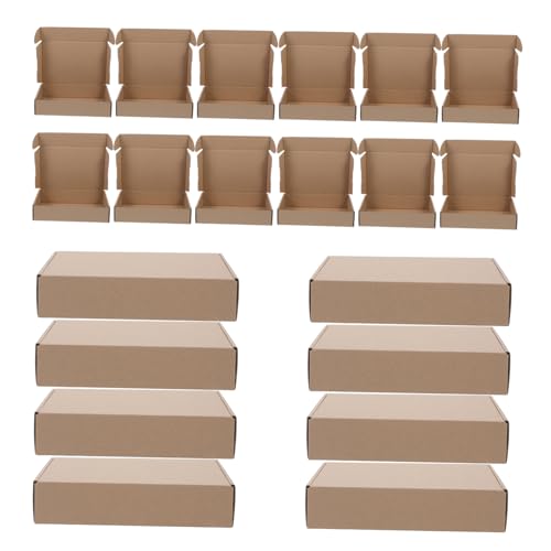 VILLFUL Cajas De Cartón Corrugado Exprés De 25 Piezas, Cajas De Embalaje Para Pequeñas Empresas, Cajas De Embalaje Portátiles, Cajas De Embalaje Pequeñas, Cajas De Envío Y Cajas Para