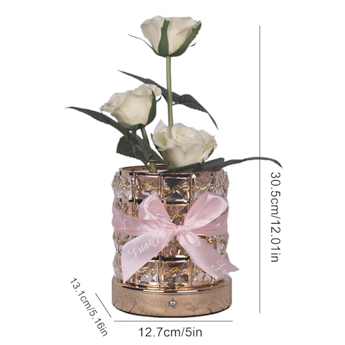 Lampe Rose à 3 couleurs éclairage romantique de table