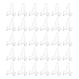 陳列棚 台座 30個セット コレクション 棚 メダル台座 ディスプレイ 展示 スタンド コレクション棚 プレートスタンド コレクションラック 卓上 透明 缶バッジ 収納ケース コイン バッジ 表彰 小物や携帯などの展示 収納 【3poGoods】