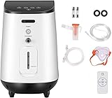 Kacsoo El generador de concentrador de oxígeno más nuevo 1L-7L / min Máquina de oxígeno para el hogar, 35% -90% Control remoto inalámbrico Ox-ygen ultra puro para uso en el hogar y en viajes