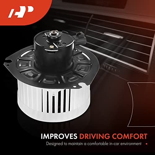 A-Premium Rear Side Hvac Heater Blower Motor Assembly Compatible With Chevy Vehicles - Suburban 1500, Suburban 2500 2000-2006, Sport Utility - Replace# 52495789, 3010038 #TOP1