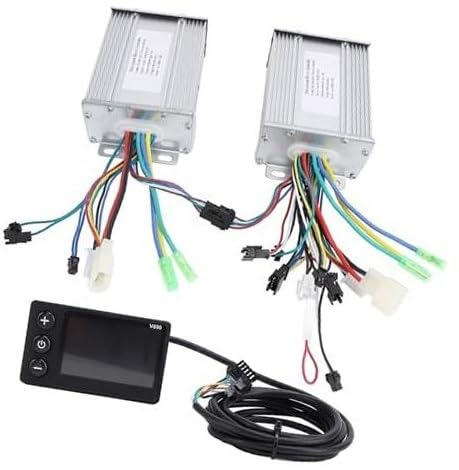 Vuzmode Controlador de Motor sin escobillas, 2 Unidades, Controladores eléctricos con medidor de Pantalla LCD V890, for Control de conducción Controlador de Patinete eléctrico