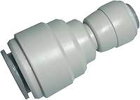 Vista 8 de Accesorios de tubo de copolímero de acetal de 1/2" OD, conector de mamparo, empuje para conectar para piezas del sistema de filtro de agua RO