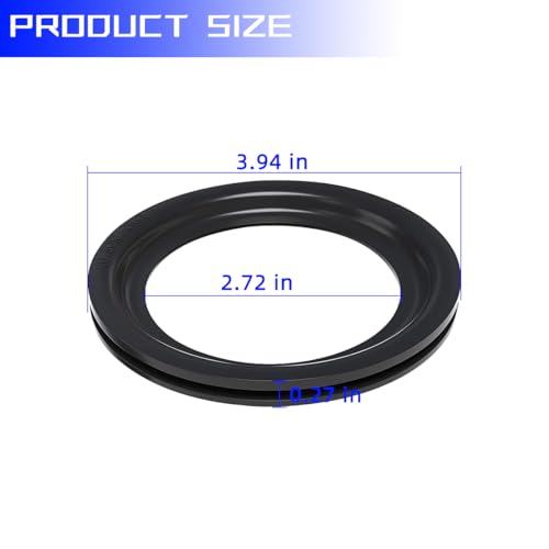 Image of zipelo 3PCS RV Toilet Seal, OEM# 385311658 Vehicle Flush Ball Seal Replacement Kits, Camper Toilet Seal Parts Accessories Solve The Leakage Problem for RV 300 310 320 Pedal Flush Toilets