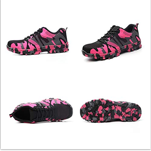 Veiligheidsschoenen Heren Lichtgewicht Laag Werkschoenen mit Staal neus 35-48EU - Image 3