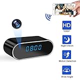 Telecamera Spia Nascosta UYIKOO WiFi Telecamera Spia Orologio Mini Telecamera Wifi Telecamera di...