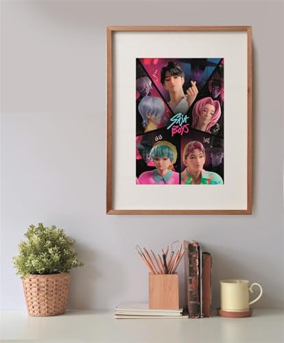 Puzzle Clementoni K Pop Demon Hunters 500 pièces Poster inclus 49 x 36 cm Boîte compacte Neuf - vue 8
