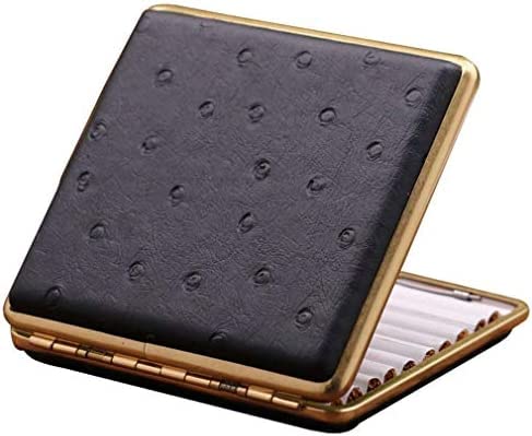 Portasigarette in pelle retrò anti-pressione scatole di sigarette portatile mini uomo business scatola sigarette regalo San Valentino porta sigarette