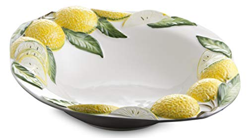 Bassano Ausgefallene italienische Keramik Runde große Zitronen...