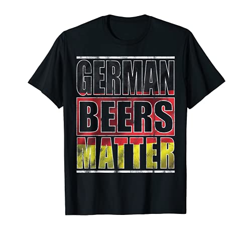 German Beers Matter Deutschland Bier Germany Oktoberfest t-shirt, Preto, S