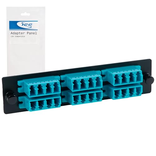 Panneau d'adaptateur ICC 6-Quad LC 24F pour résoudre la saturation réseau