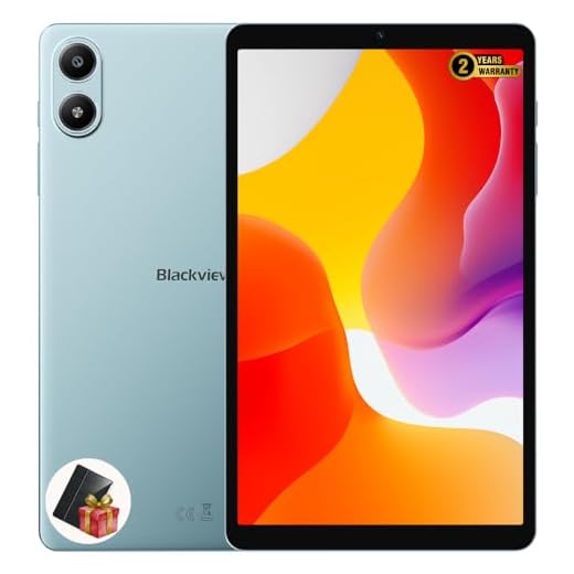 Blackview LINK 2 | Tablet 8,68" IPS 60Hz | 12GB RAM + 128GB (erweiterbar auf 2TB) | Android 15 | 8MP + 5MP Kamera | 5000mAh | Dual Speaker | WLAN Tablet | GPS | Wi-Fi | 2 Jahre Garantie | Blau