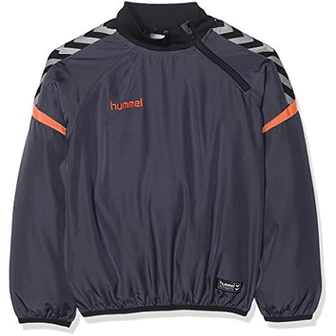 hummel Kinder AUTH. Charge Windbreaker Jacke, Ombre Blue/Nasturtium, 116 Cover