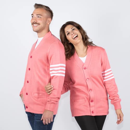 Image of Stewart & Strauss Cardigan Varsity Letter Sweater | American style button front letter sweater knit since 1977, heavyweight and ready for chenille letters and patches