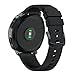 ANCOOL Compatible Gear Sport Band Replacement 20mm Silicone Watch Band Compatible Samsung Gear Sport/Galaxy Watch (42mm)/Ticwatch E/Ticwatch 2/Vivoactive 3 Watch - Large Black