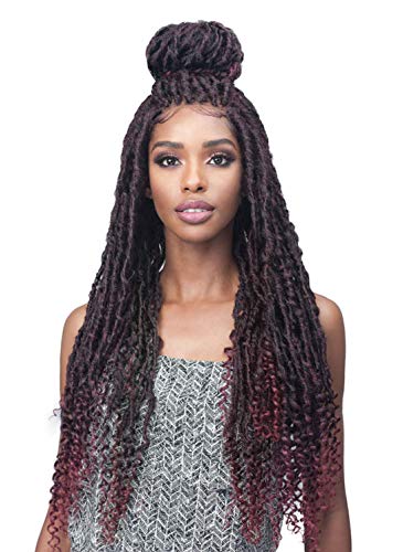 Bobbi Boss Faux Loc Passion Curly Lace Front Wig MLF519 ZALA (T1B/613)