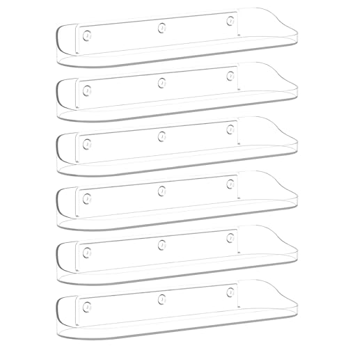 SpaceWhisper Floating Shelves for Wall, 6-Pack 15