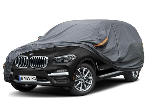 GUNHYI Premium Car Cover Custom Fit BMW X3/X3 M (2003-2026), 16 Layers Heavy Duty Car Cover Waterproof All Weather with Zipper Door for Sun Rain Snow Dust Uv Protection