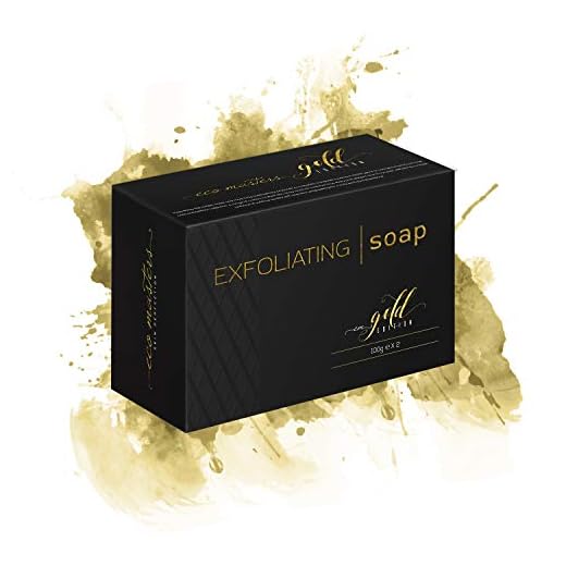 Jabón Exfoliante Para Aclarar, Blanquear, e Iluminar La Piel, Eco Masters – Limpieza Facial - Efecto Hidratante y Calmante - Sin Parabenos - Se deshace de las impurezas y manchas - Pack de 2-200g