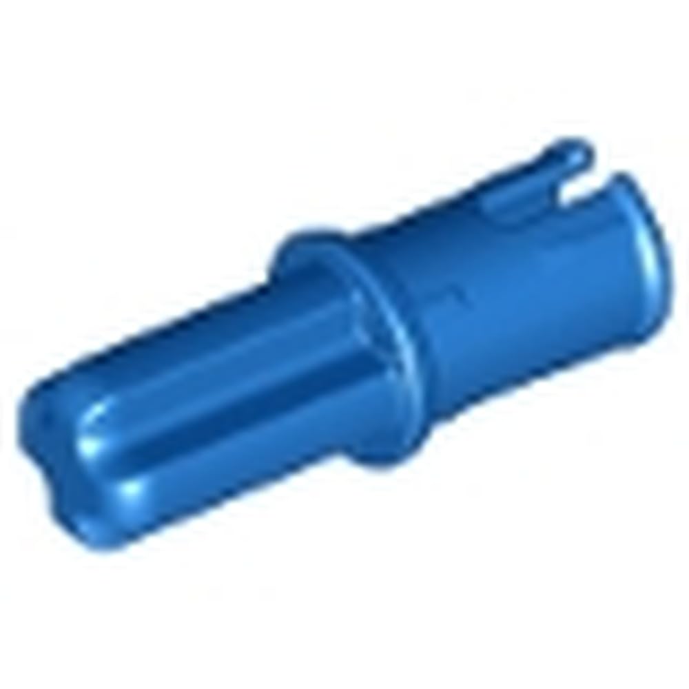 LEGO Technic, Axle 1L with Pin with Friction Ridges – Choose Your Colour (Part 43093) (Blue, 10, count)