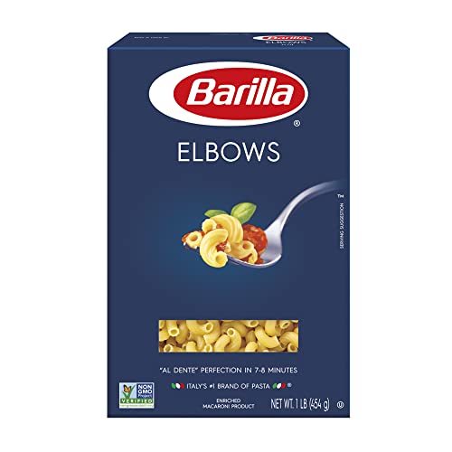 Barilla Elbows Pasta in Blue Box - Perfect for Making Delicious Meals