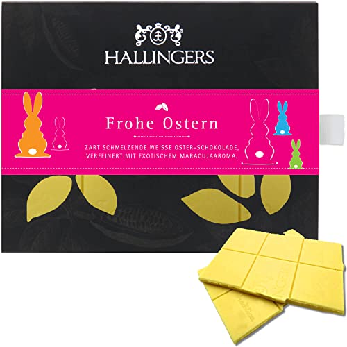 Hallingers Oster-Geschenk-Set 4 Schokolade, 40 Trüffel/Ostereier für Ostern in edler Box (1000g) - Easter Box Pink… – Bild 6