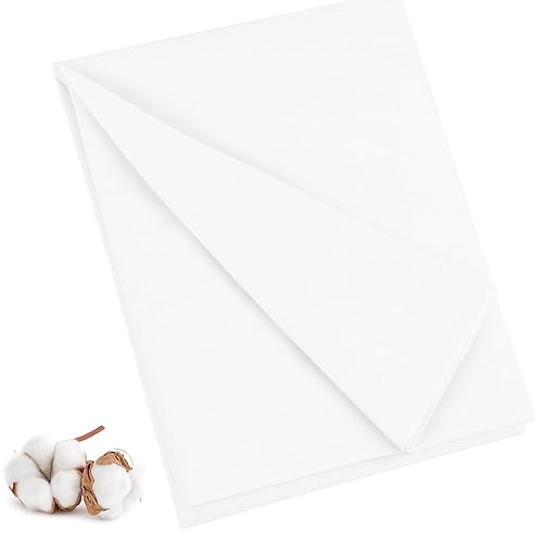 PEASUG 100% Cotton Muslin Fabric,59 inch x 10 Yards Bleached