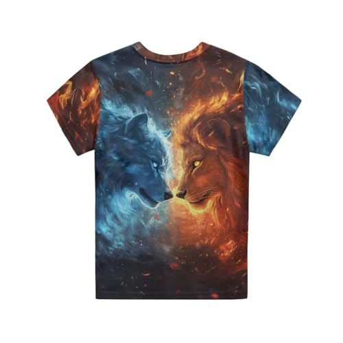 Boys Girls Shirts Summer Clothes T-Shirt Novelty Graphic Tees Top Short Sleeve Tee Shirt for Kids 3-162