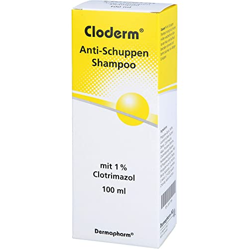 CLODERM Anti Schuppen Shampoo 100 ml Zur Reduzierung von Schuppenbildung und Juckreiz