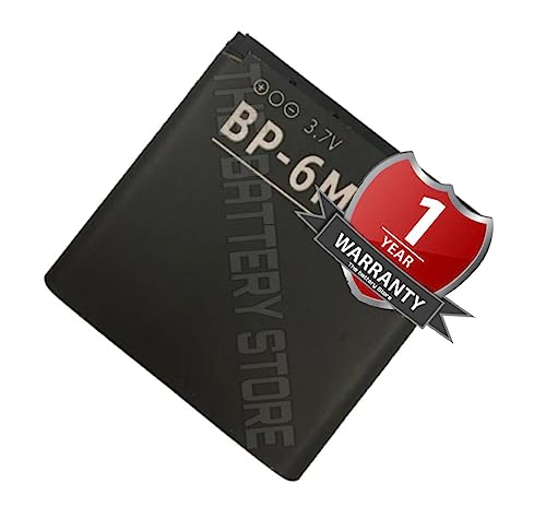 Image of Original BP-6M Battery for Nokia N73 N77 3250 6233 6234 N93 6288 Battery with 1 Year Warranty**** (P179)