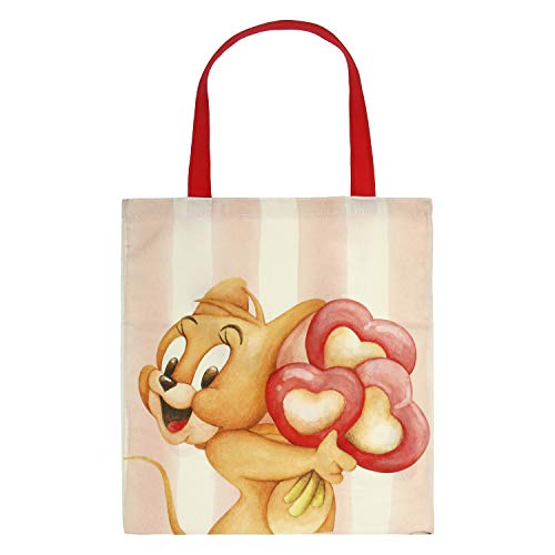 PRODOTTO - Shopper di tela raffigurante Tom e Jerry