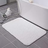 KOMFORTABEL UND LUXURIÖS :) Unser Badvorleger besteht aus luxuriöser, dicker und weicher Mikrofaser, sodass er Ihre müden Füße verwöhnt und Ihre Zehen vor dem kalten Boden schützt. Unsere Bad-Matte punktet noch dazu mit hoher Dichte und Flauschigkeit. Großartig fürs Badezimmer, aber auch für Küche, Schlafzimmer, Treppenabsatz, etc. Wunderbare Geschenk-Idee für alle Anlässe, Weihnachten, Erntedank-Fest, Muttertag, Vatertag.