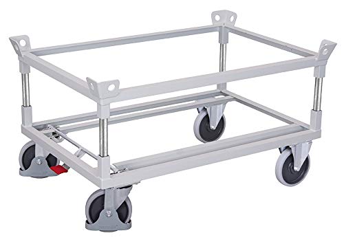 Fahrgestell mit 2 Winkelrahmen, RAL 7035 RAL 7035 Lichtgrau