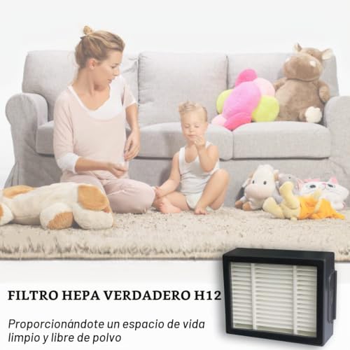 Miniatura 7 de E-Hao 6 Piezas Filtros Hepa De Vacío Compatible Con Roomba Serie I J E, Piezas De Accesorios De Filtro De Vacío Para I1 I2 I3 I4 I5 I6 I7 I8 J5 J6 J7 J8 J9 E5 E6 E7