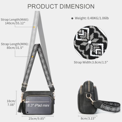 Image of Vegan Leather Crossbody Bags for Women Anti theft Purses and Handbag