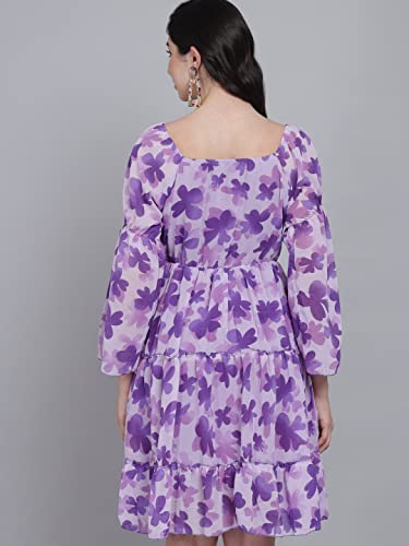 Image of FUNDAY FASHION Women's Fit And Flare Knee Length Dress