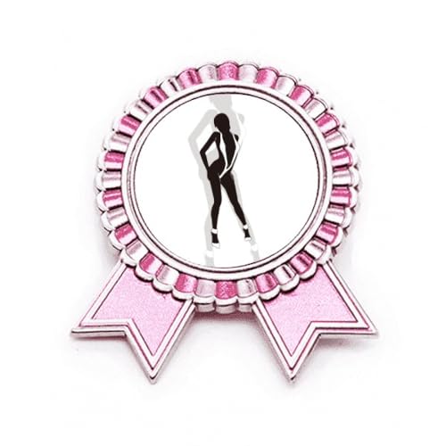 Broche rose pour femme en métal accessoire de mode Hot Women
