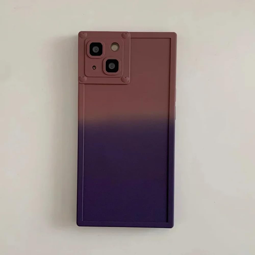 Coque carrée pour iPhone 11 de couleur dégradée pour éviter les rayures - 6