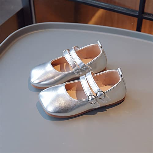 Girls Size 4 Sandals Little Girls Dress Shoes Ballet for Girls Wedding Party School Church Dress Shoes Sandals Toddler2