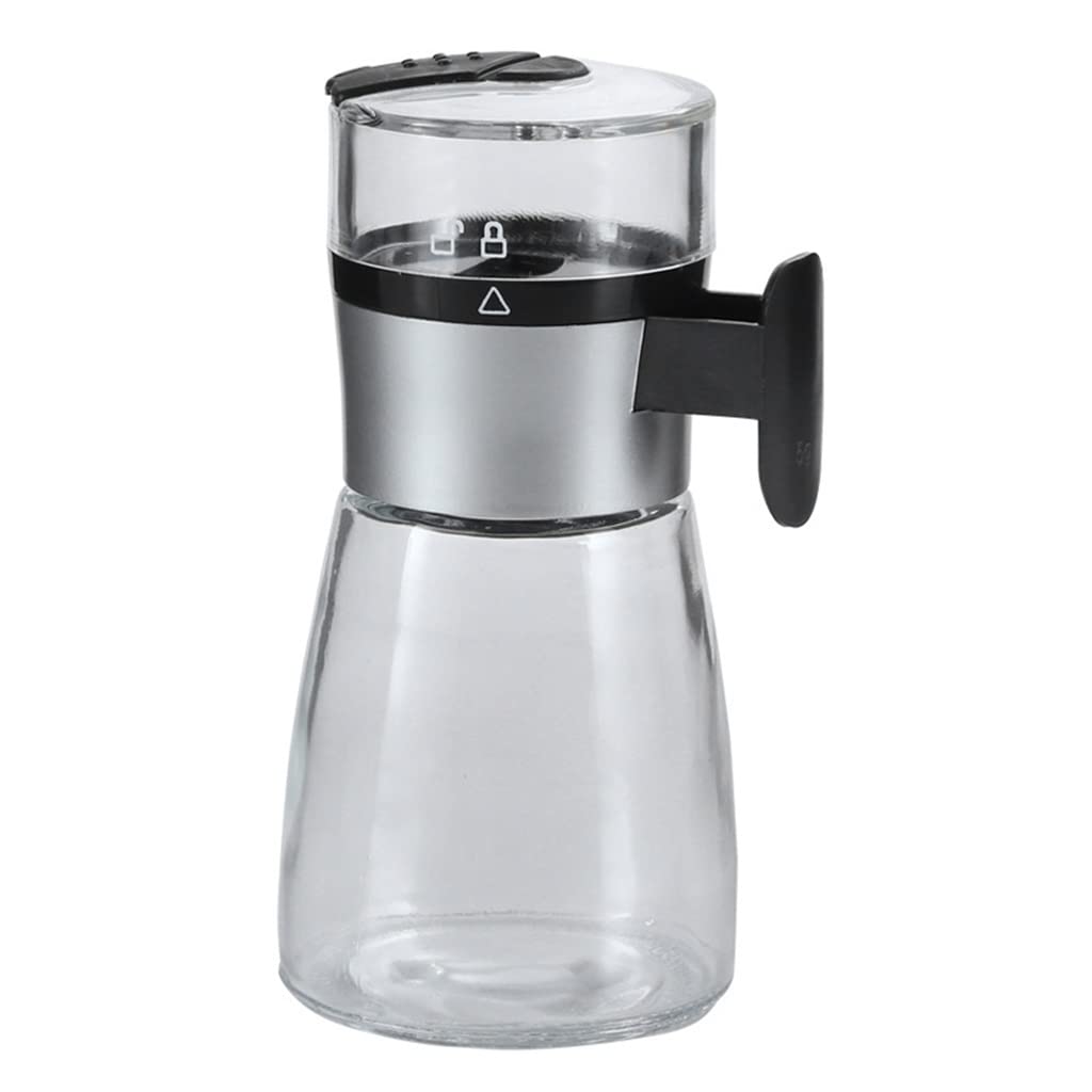 IANSHFKN Kitchen Push-type Salt Dispense Pepper Shaker Spice Sugar Bottle Jar Push Type Can Seasoning