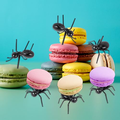 Miniatura 5 de Juego De 36 Tenedores De Hormigas Para Frutas Y Pastel, Multiusos Y Reutilizables - Herramienta Creativa Para Fiesta De Halloween