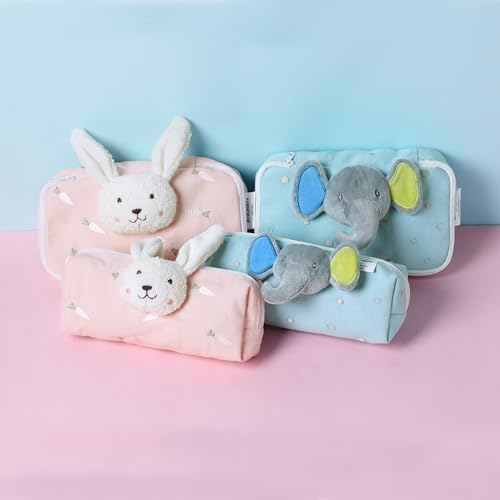 Image of Abracadabra Multi-Utility Pouch for Girls & Boys - Pen & Pencil Case, School Accessories Organizer, Large Stationary Storage Box for Students - Bunny