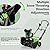 Suyncll 22" Electric Snow Thrower, 15-Amp 3000RPM Corded Snow Blower with 180º Adjustable & Rotation Chute, 3W LED Electric Snow Thrower with 2 Wheels & Clean Shovel for Yard Driveway Path Floor