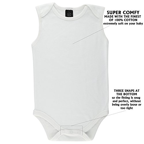Baby Soft Natural Cotton White Undershirts Bodysuits2