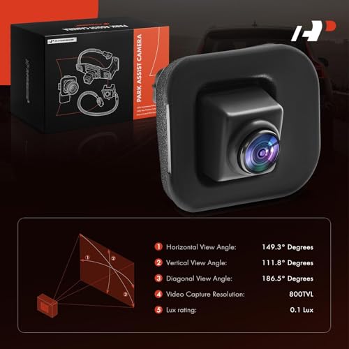 Image of A-Premium Rear View Backup Camera Compatible with Nissan | Parking Camera for 2014-2020 Rogue - Replace# 284424AF0B