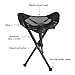 Ralondbey Camping Stool Folding 19.29-inch Tall 3 Legged Tripod Camp Stools Portable for Backpacking Hiking Hunting
